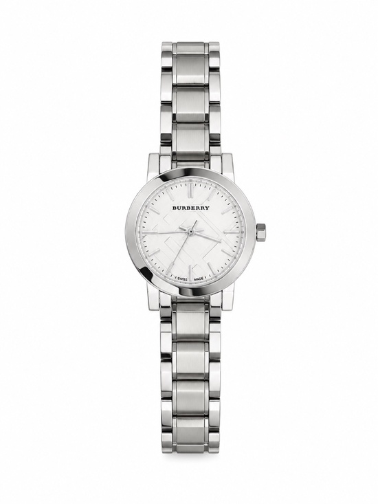 BRAND NEW Burberry The City Silver Steel Strap Women’s Watch BU9200